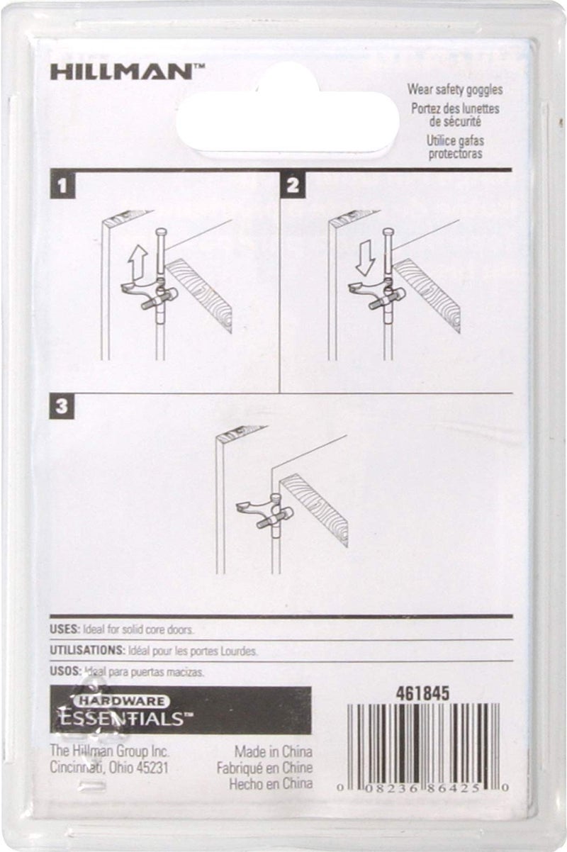 Hardware Essentials 851341 Hinge Pin Door Stops Solid and Hollow Doors White - Image 3